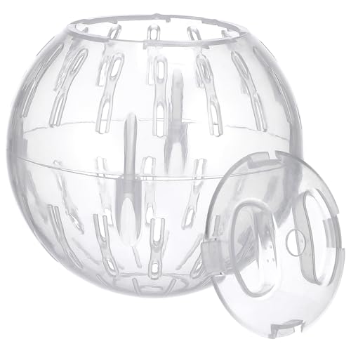 Homoyoyo Hamster-Gymnastikball 3. 93 Zoll Transparenter Hamsterball Mit Laufendem Hamsterrad Für Zwergratten Lindert Langeweile Und Erhöht Die Aktivität von Homoyoyo