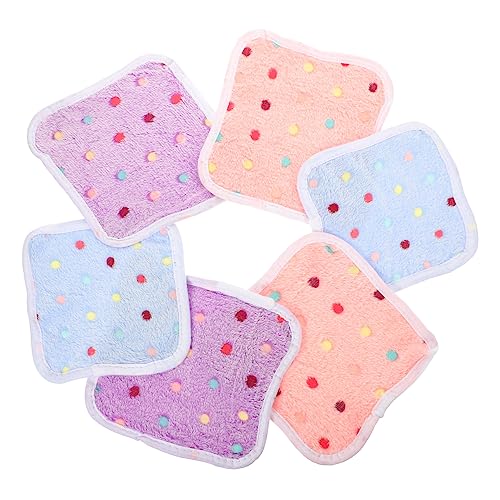 Homoyoyo Hase Meerschweinchen Hamster Schlafmatte – 6er Set Weiche - Warme Plüschunterlagen Für Kleintiere - Ideal Für Winterschlaf Geeignet Für Chinchilla Eichhörnchen Und Igel Homoyoyo Hase Meerschweinchen Hamster Schlafmatte – 6er Set Weiche - Warme Plüschunterlagen Für Kleintiere - Ideal Für Winterschlaf Geeignet Für Chinchilla Eichhörnchen Und Igel von Homoyoyo