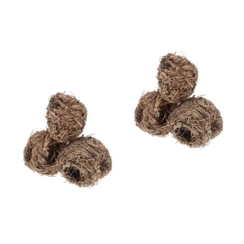 Homoyoyo Set Hamstergras Haus - Natürliches Versteck Für Kleintiere - Ideal Für Hamster Kaninchen Mäuse Und Rennmäuse Gemütliches Gras Nest Aus Hochwertigem Material Für EIN Homoyoyo Set Hamstergras Haus - Natürliches Versteck Für Kleintiere - Ideal Für Hamster Kaninchen Mäuse Und Rennmäuse Gemütliches Gras Nest Aus Hochwertigem Material Für EIN von Homoyoyo
