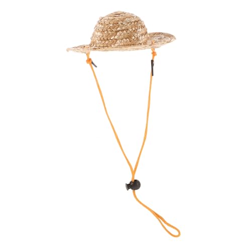 Homoyoyo Verstellbarer Mini Sombrero Für Hunde Und Katzen - Vintage-Strohhut Für Kleine Haustiere Ideal Für Gartenpartys Und Sommerausflüge Einzigartiges Zubehör Für Ihren Pelzigen Freund von Homoyoyo