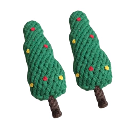 Homoyoyo Weihnachtsbaum Hundespielzeug - 2 Stück Festliche Kauen Spielzeuge Für Hunde - Niedliches Und Lustiges Haustier Für EIN Fröhliches Weihnachtsfest Zuhause Homoyoyo Weihnachtsbaum Hundespielzeug - 2 Stück Festliche Kauen Spielzeuge Für Hunde - Niedliches Und Lustiges Haustier Für EIN Fröhliches Weihnachtsfest Zuhause von Homoyoyo