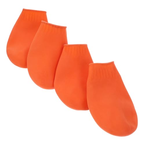 Homoyoyo wasserdichte Hundestiefel Für Kleine Hunde – 4er Set rutschfeste Gummi-Stiefel in Bunten Farben - Ideal Für Regen Und Schnee Schützt Die Pfoten Bei Jedem Wetter von Homoyoyo