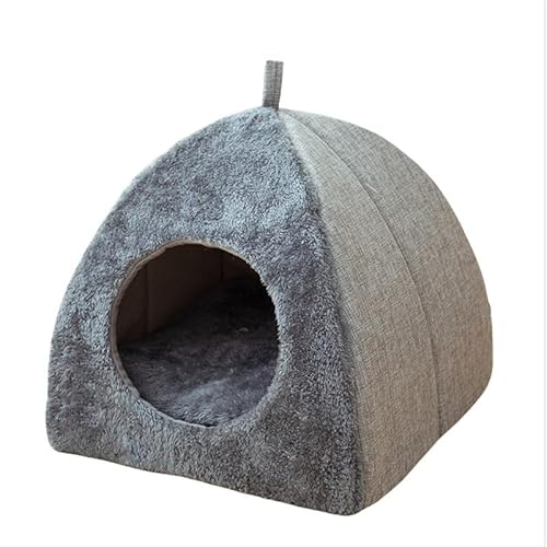 HonanEU Katzennest, Indoor Katzenbett, Indoor Katzenbett, Katzenhaus, Kätzchenbett Katzenzelt, Haustier Hundehöhle Bett, Zelt Iglubett für Katzen/Kleine Hunde von HonanEU