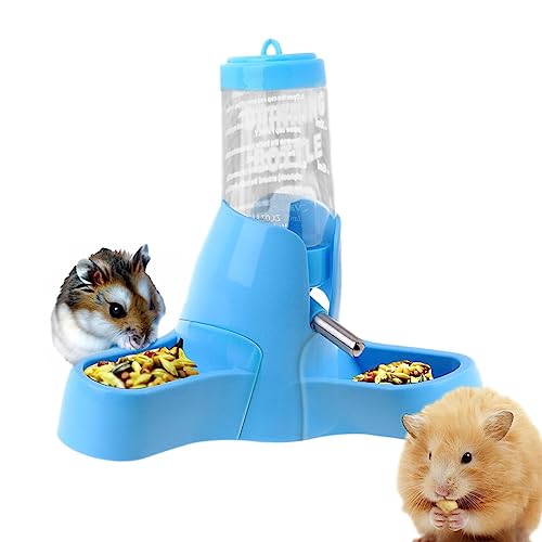 Futter- und Wassernapf für Hamster | Automatischer Futter- und Wasserspender für Hamster - 80 ml Hamsterflasche Hamsterzubehör und Zubehör Hongjingda von Hongjingda