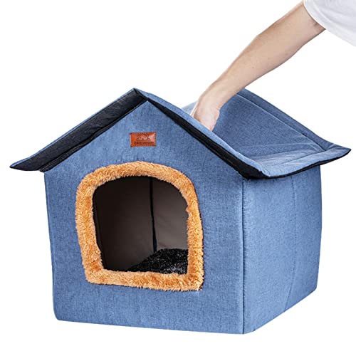 Haustier Haus im Freien - Tragbare Katzenbetten mit abnehmbarem Design | Für den Außen- und Innenbereich, Haustierhaus für Katzen, Hunde und Kleintiere, für alle Jahreszeiten Hongjingda von Hongjingda