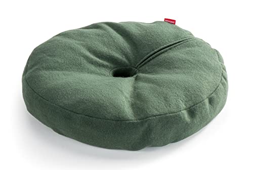 Hoopo® Donut-Katzenbett | Luxus Design | Ultraweich | Waschmaschine waschbar (Forest Green) von Hoopo