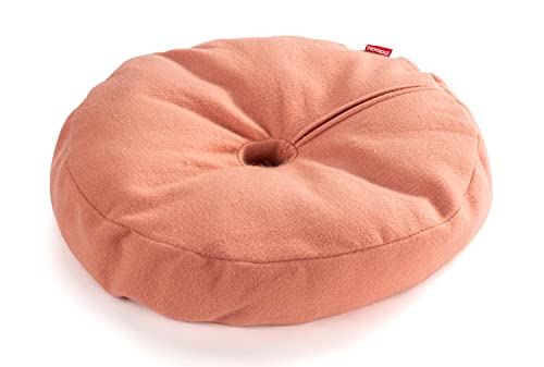 Hoopo® Donut-Katzenbett | Luxus Design | Ultraweich | Waschmaschine waschbar (lachsrosa) von Hoopo