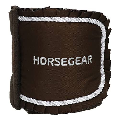 Horsegear Bandagen Ruches - Full/WB - Dunkelbraun von Horsegear