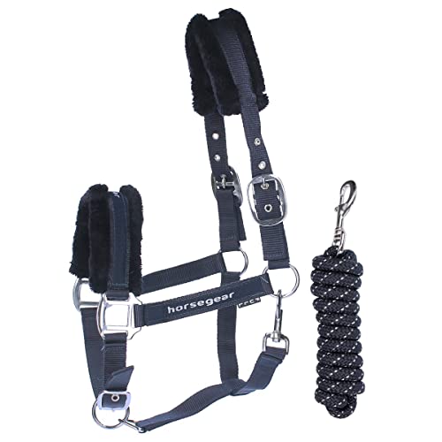 Horsegear Halfterset Reno Dunkelblau - Pony von Horsegear