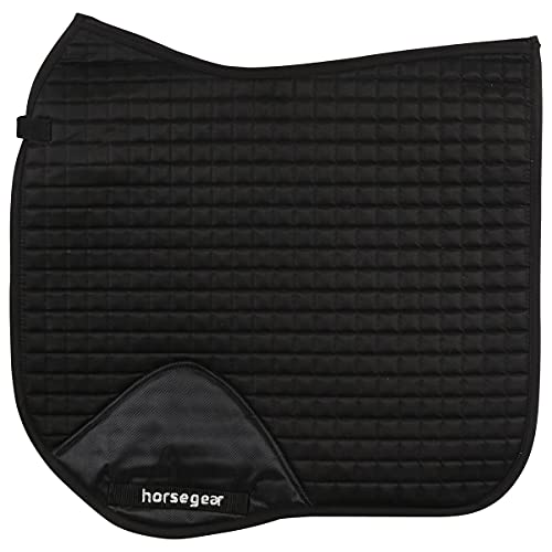 Horsegear Schabracke Dasar Schwarz - Dressur Full/WB - Schwarz von Horsegear