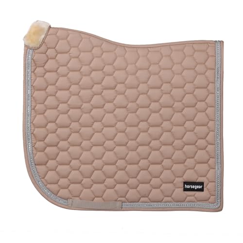 Horsegear Schabracke HGFarnham Beige - Dressur Cob/VB von Horsegear