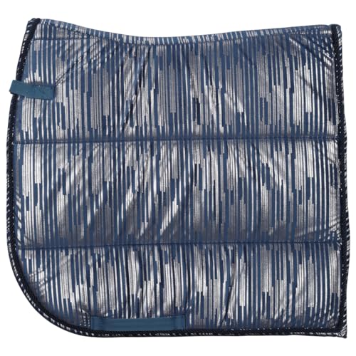 Horsegear Schabracke HGVelvet Stripe Dunkelblau - Dressur Full/WB - Dunkelblau von Horsegear