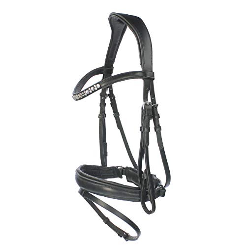 Horsegear Trense Honestus Schwarz - Full/WB von Horsegear