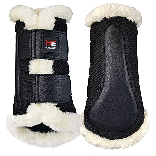 Horsenjoy Dressurgamaschen Airtec 3D Faux Fur (S) von Horsenjoy