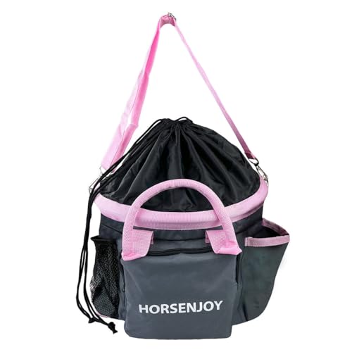 Horsenjoy Putztasche Viva (grau-rosa) von Horsenjoy