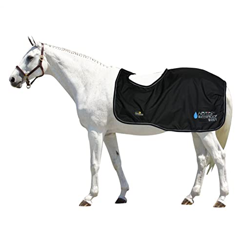 Horses, Pferdedecken Waterproof Warm, Wasserdicht, Weich, Bequem und Warm, Langlebig, Schwarz, 135 cm von Horses