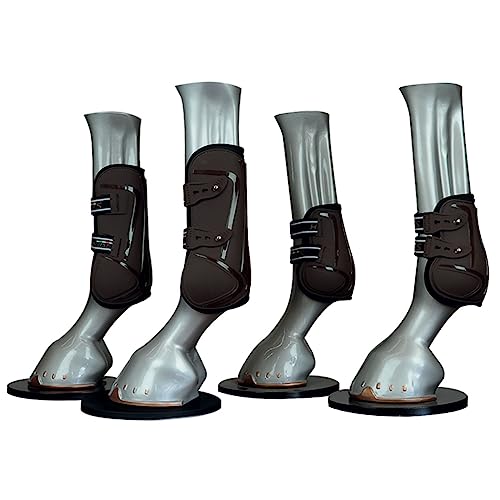 Horses PRO-Quick Soft Braun XL Reitschutz-Set für Pferde, weich und strapazierfähig, maximaler Schutz vor Verletzungen und Schnitzereien von Horses