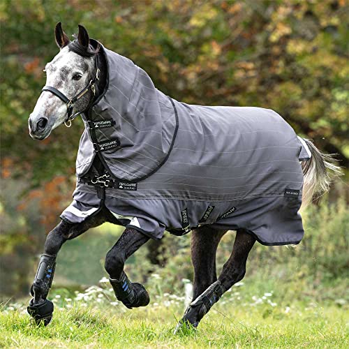 Horseware Amigo Bravo 12 Reflective Plus 100g - Grey/Reflective von Horseware