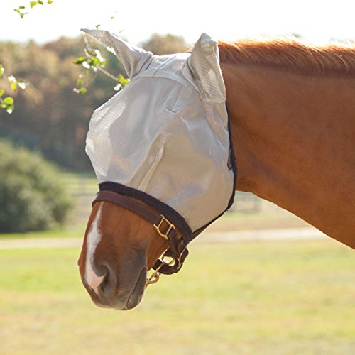 Horseware Amigo Fliegenmaske, unisex, Navy / Silber von AMIGO