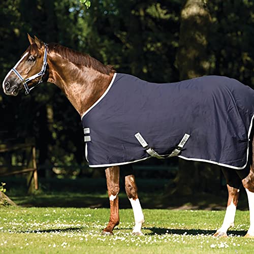 Horseware Amigo Stable Sheet 0g- Navy/Silver von AMIGO