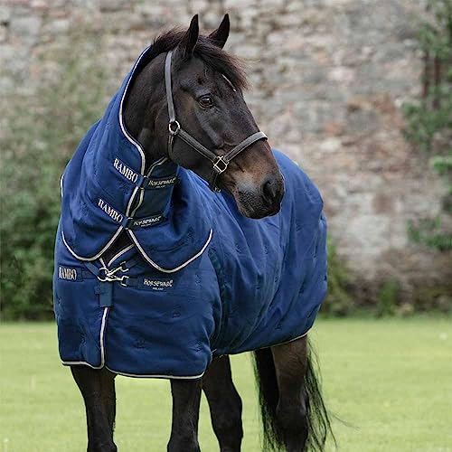 Horseware Deluxe Rambo Stable Plus 200g - Champagne/Navy von Horseware