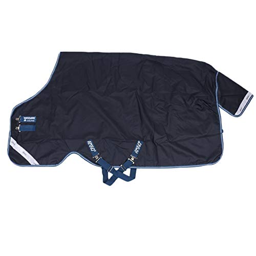 Horseware Amigo Bravo 12 - Winterdecke oder Regendecke 160cm ohne Füllung navy/navy & white von cheji