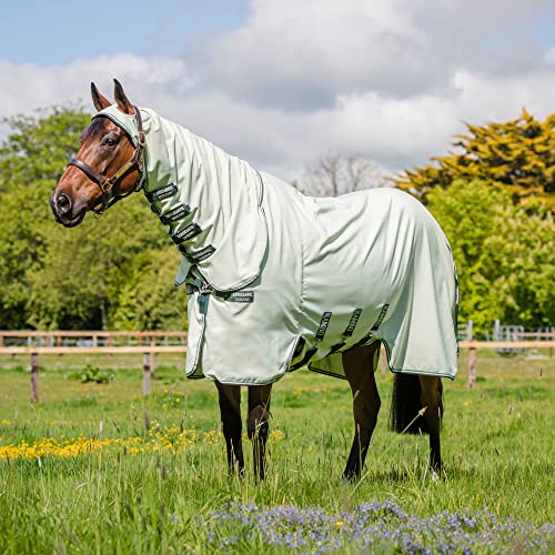 Horseware Rambo Hoody Green/sage Ekzemerdecke Fliegendecke (145) von Horseware