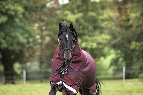 Horseware Rambo Original Hood Lite 0g - Burgundy von Horseware