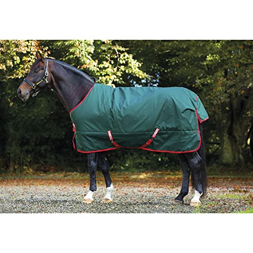 Horseware Rambo Original Turnout Heavy 400g - Green/Red von Horseware