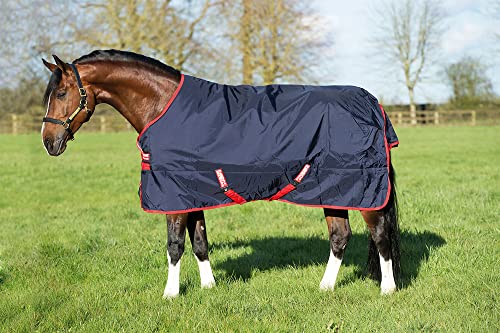 Horseware Rambo Original Turnout Medium 200g - Navy/Red von Horseware