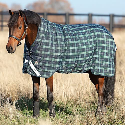 Horseware Rhino WUG 450g Heavy VARI- Layer Regendecke Hunter Check (125) von Horseware