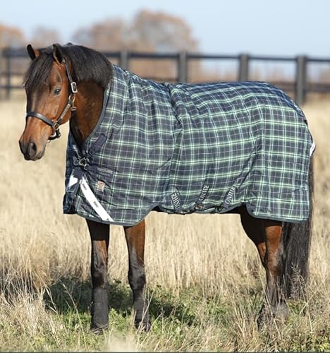 Horseware Rhino WUG 450g Heavy VARI- Layer Regendecke Hunter Check (165) von Horseware