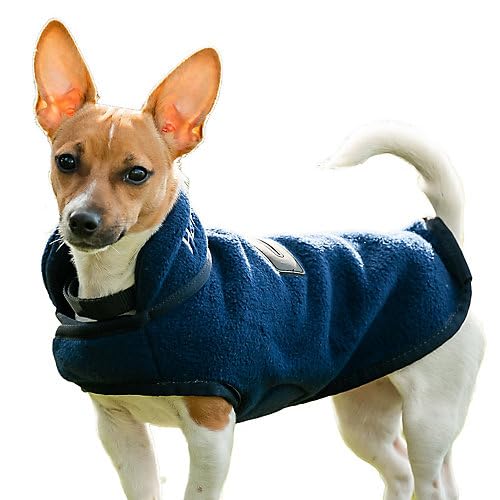 Horseware Signature Hunde-Fleece, Größe L, Marineblau von Horseware