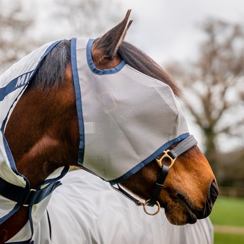 Mio Fliegenmaske, 5 Stück, Cob Lunar Rock/Navy von Horseware