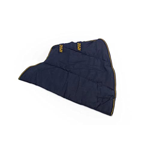 Pferdedecken Halsteil zur Winterdecke Horseware Amigo Bravo XL Original M 150g Füllung Navy with Navy & Gold von AMIGO