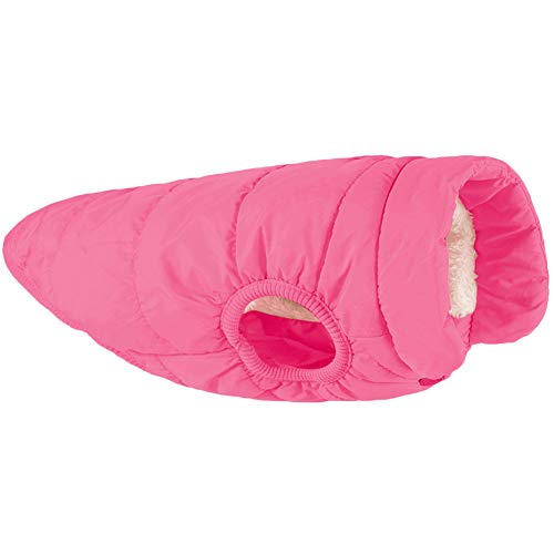 Hundemantel mit Fleece gefütterte Hundejacke, extraweiche, Winddichte, Cozy Warm Hundeweste für Winter,Rose,3XL: Chest (90CM) von HotYou