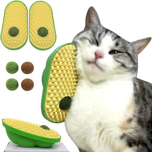 Katzenminze Spielzeug Kratzbrett Katzenspielzeug Katzen Zubehör Kratzbretter Katze Katzenzubehör Catnip Ball Kratzmatte Kitten Katzenkratzbretter Set Indoor Selbstbeschäftigung Minze Gadgets Wand 2pcs von Hoterlet