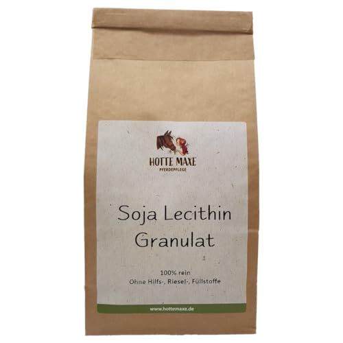 Hotte Maxe Soja Lecithin Granulat, 100% rein für Pferde, 1kg von Hotte Maxe