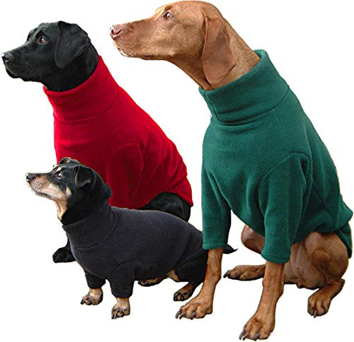 Hotterdog Fleecepullover (von Equafleece), Größe M, Rot von Hotterdog