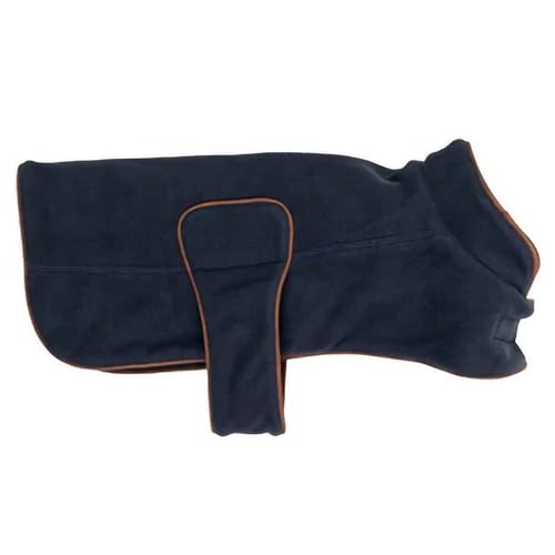 House Of Paws Fleece-Mantel, Marineblau, Größe XL von House of Paws