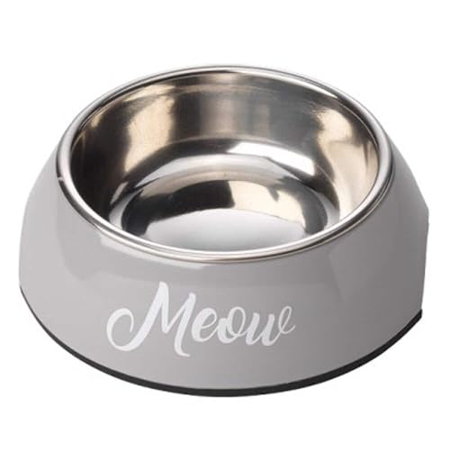 House of Paws Grey Meow 2-in-1 Katzennapf von House of Paws