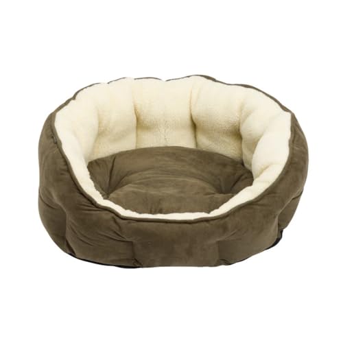 House of Paws Grünes Schafsfellimitat, oval, Größe XL von House of Paws