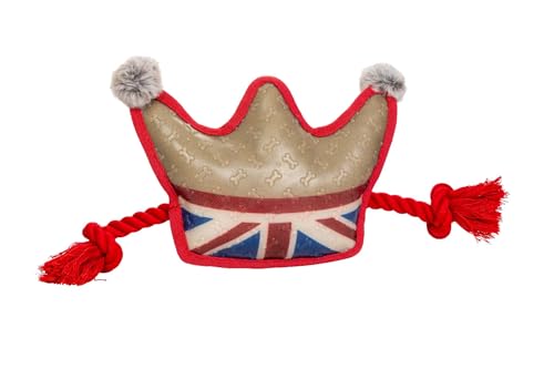 House of Paws Union Jack Tough Crown Hundespielzeug von House of Paws