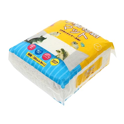 Housoutil 1 Packung Hamster Seidenpapier Hamster-Holzspäne Einstreu für Hamsterkäfige Haustier Geruchsmatte entfernen Hamsterspäne Bettauskleidungen Hamsterbedarf Weiß von Housoutil