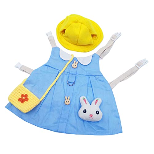 Housoutil Haustier Kleidung Set Bunny Hut Dressing Leine Baumwolle Material Bequem und von Housoutil