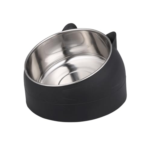 1 Stück 304 edelstahlschüsseln Stainless Steel Bowl Haustierfutterstation Katzennäpfe Hundenäpfe Haustiernapf Hundefutter Halswirbelsäule Hundenapf Metall Katzennapf Zubringer von Housoutil