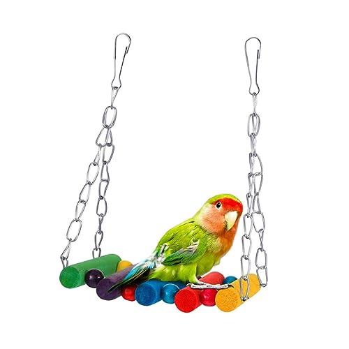 Housoutil 10 Stücke Vogel Papagei Schaukel Spielzeug Set Papagei Kauen Spielzeug für Nymphensittiche Sittiche Vögel Housoutil 10 Stücke Vogel Papagei Schaukel Spielzeug Set Papagei Kauen Spielzeug für Nymphensittiche Sittiche Vögel von Housoutil