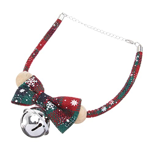 Housoutil 1Stk des Haustierhalsbandes Verstellbares Haustierhalsband Weihnachtliches Haustierhalsband weihnachtsdeko Kleider dekoratives Hundehalsband Hund dekorative Halskette Cosplay von Housoutil