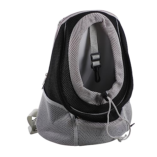 Housoutil 1stk Rucksack Für Haustiere Hamster Mesh-Rucksack Katzentragerucksack Haustier-reiserucksack Katzen-umhängetasche Brustkorb Für Hunde Katzen Rucksack Der Hund Reisen Schultern Netz von Housoutil