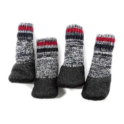 Housoutil Haustier-hundesocken 2 Paar Warm Gepolsterte Socken Nicht-hundeschuhe für Den Einsatz von Housoutil